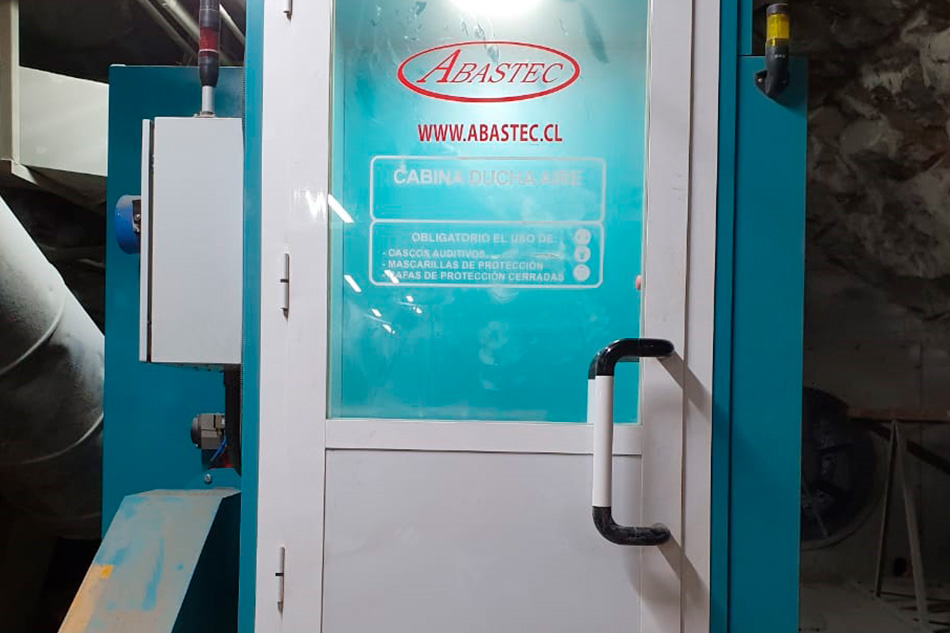 División Andina de Codelco implementó Ducha de Aire en su planta de Chancado